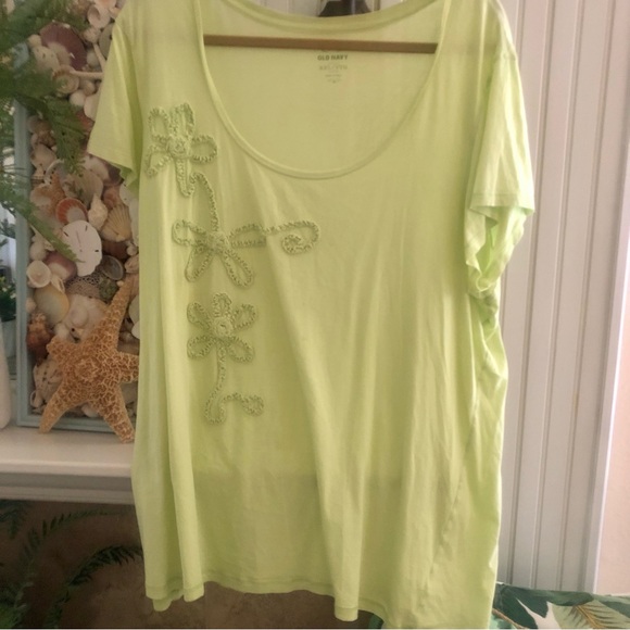 2) Old Navy Vintage Graphic Tee’s Hawaiian Anthurium - Picture 5 of 8